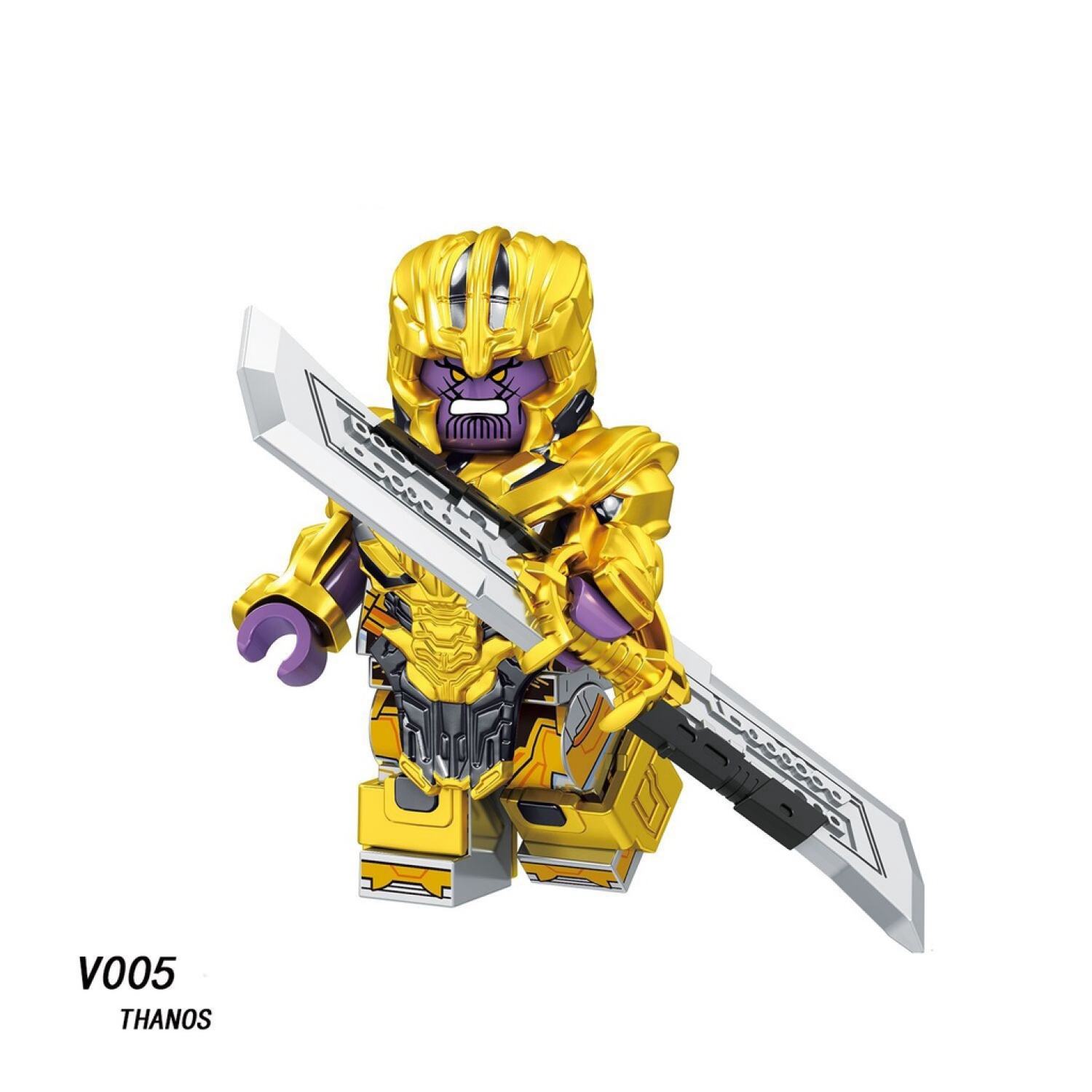 Minifigures nhân vật end game thanos siêu ngầu v005 - đồ chơi lắp ráp mini