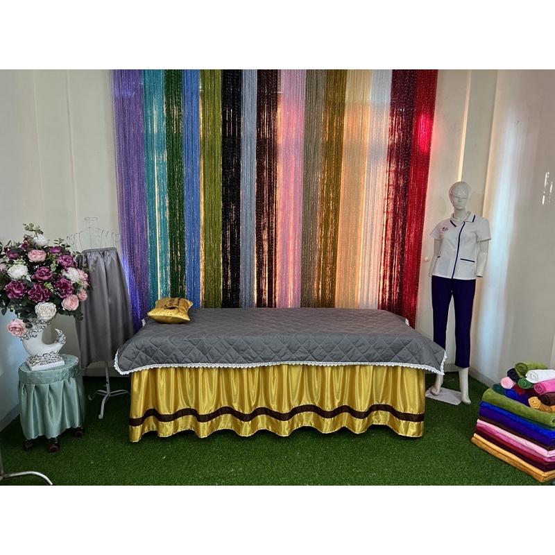 Tấm phủ trần bông cotton phối ren 1,2X2,2m
