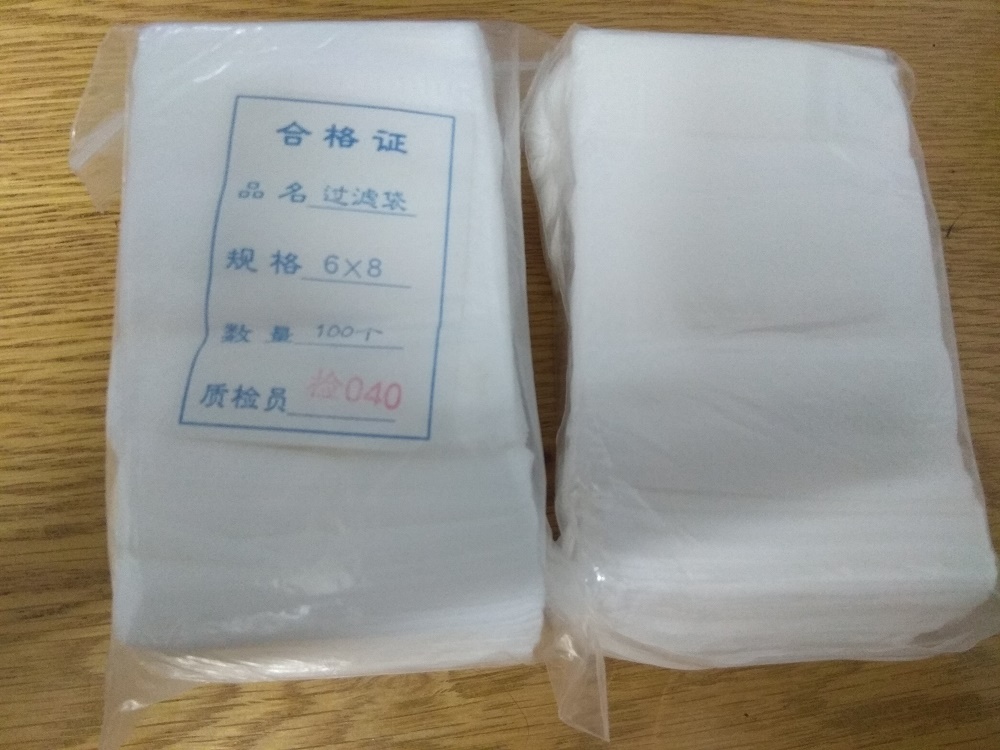 Túi lọc dùng đựng phân tan chậm khổ 6x8cm - gói 100 túi