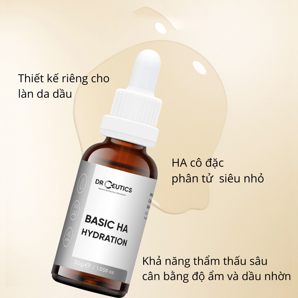Drceutics HA Basic Hydration Tinh Chất Cho Da Dầu Mụn
