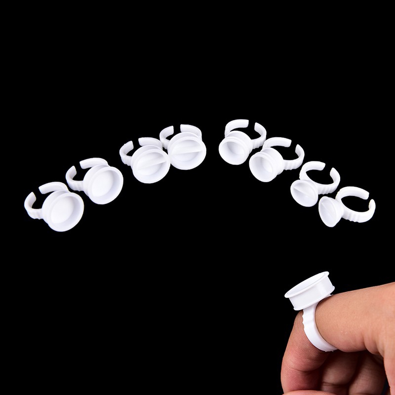 nhẫn đựng keo nối mi 1 bịch  ( 100 nhẫn )