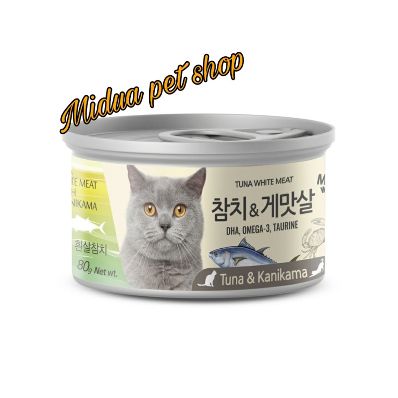 Pate meowow cá ngừ trắng đóng hộp cho mèo đủ vị