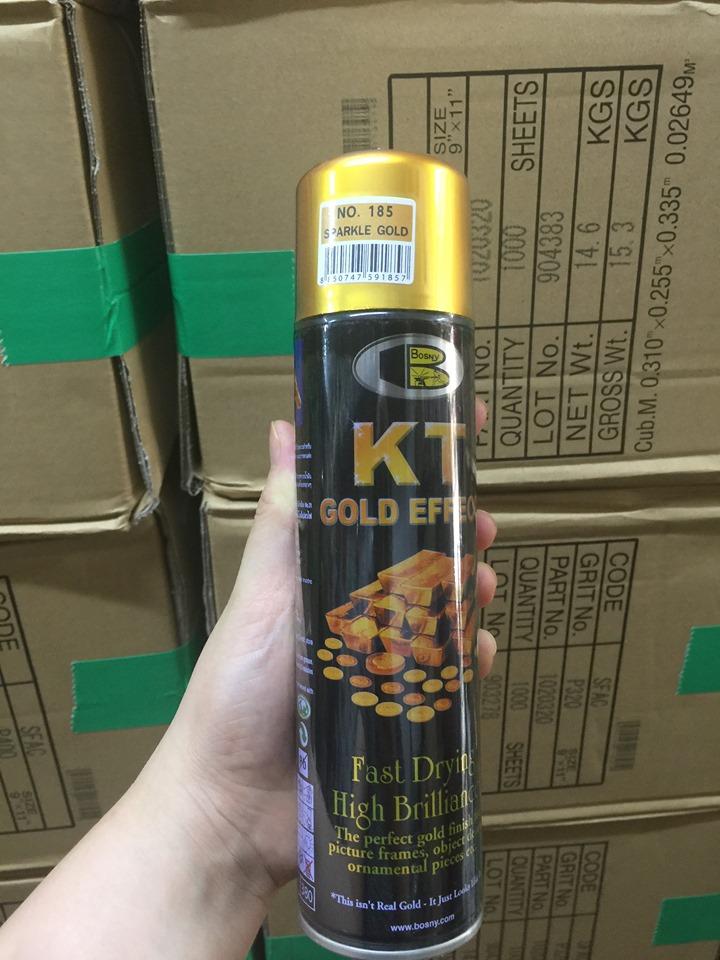 Sơn xịt mạ vàng KT Gold Efect