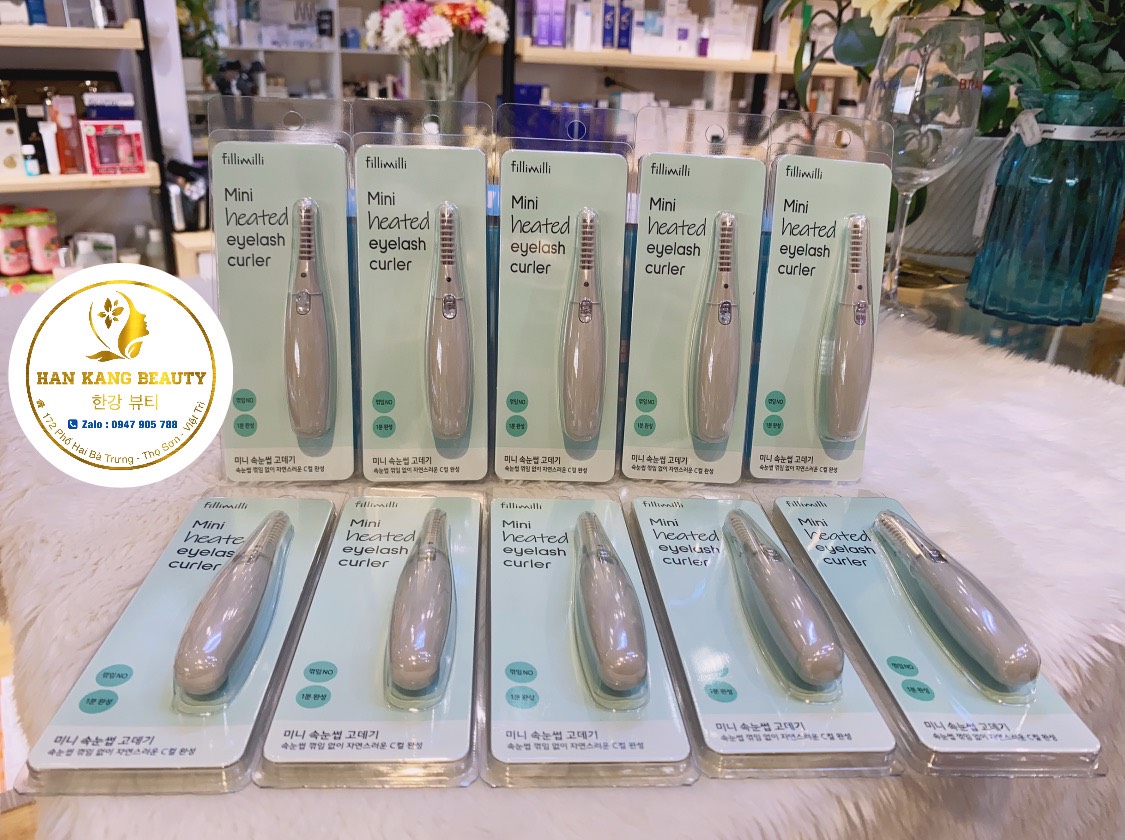 Máy uốn mi Fillimilli mini heated eyelash curler ( Oliveyoung )