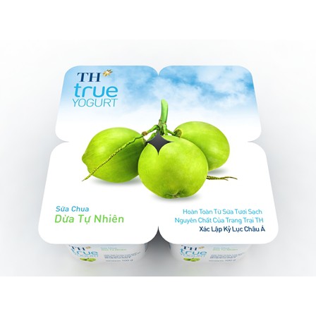[Siêu thị WinMart] - Sữa chua ăn THTRUE milk dừa hộp 100g