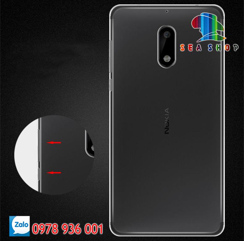 Ốp lưng Nokia 6 Nhựa dẻo - trong suốt