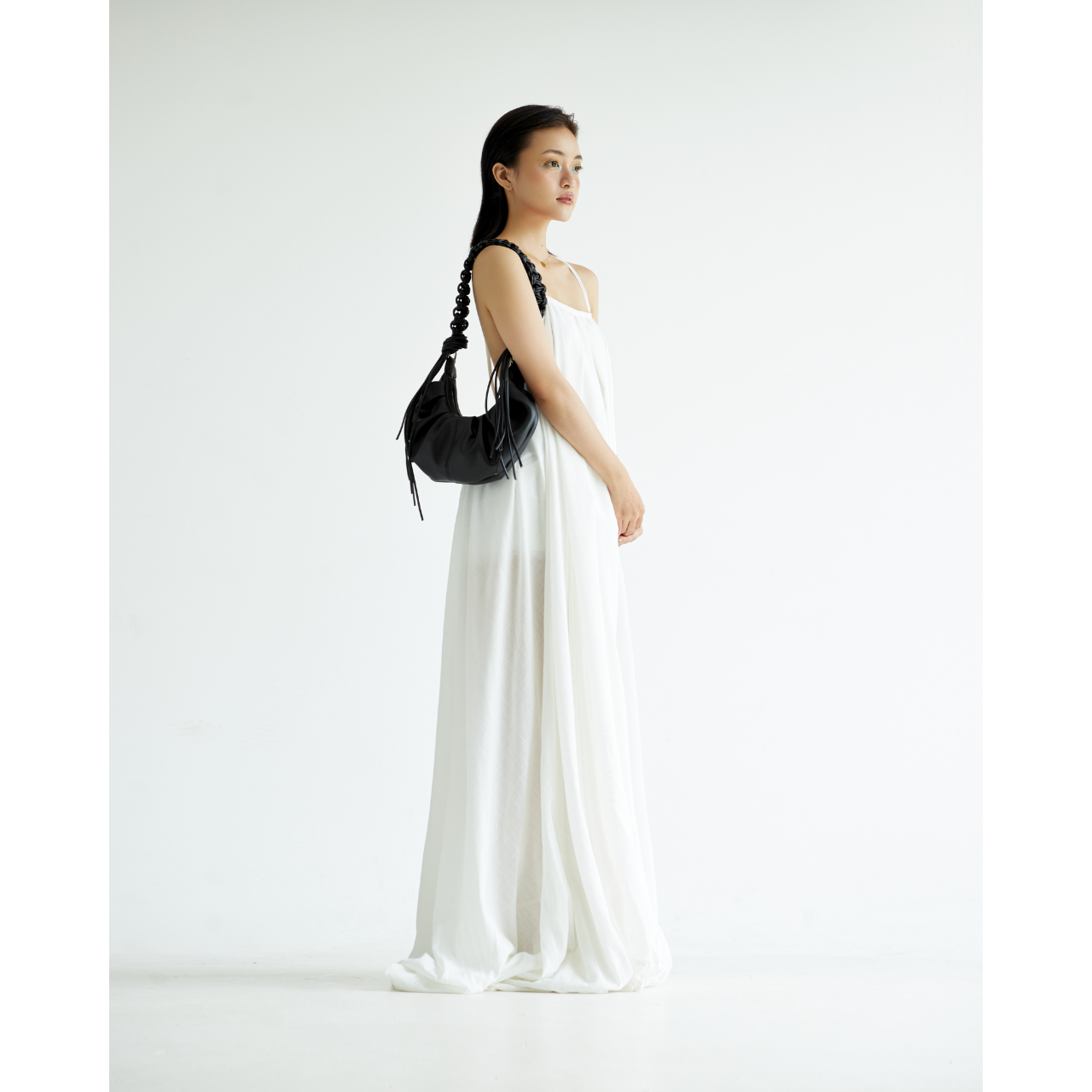 Ther Gab Clamshell Bag (Black)