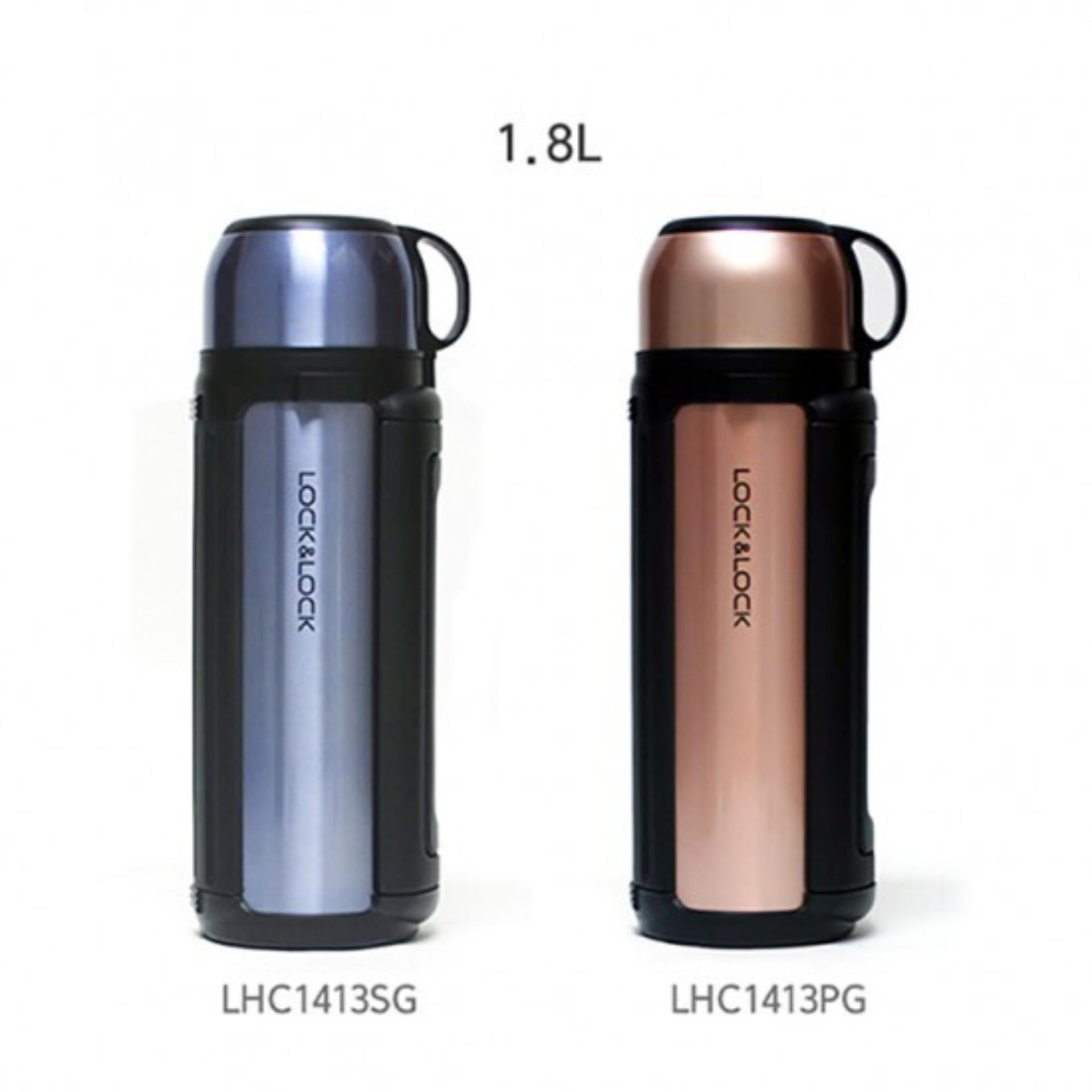 LHC1413SG - Bình giữ nhiệt Lock&Lock Giant Vacuum Hot Tank 1.8L . Thiết kế với thân bình có cấu trúc nhiều lớp giúp giữ nóng và giữ lạnh tốt. Hàng chính hãng