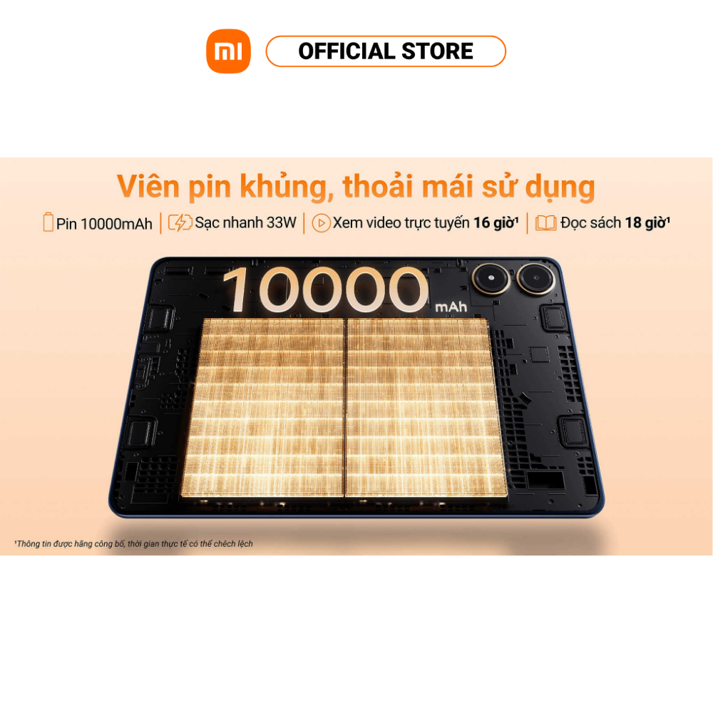 Máy tính bảng POCO Pad (8+256GB) | Màn hình 12,1" 120Hz 2,5K | SD 7sGen2 | Pin 10000mAh + 33W