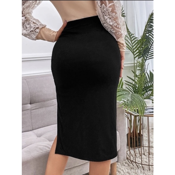 [ SIZE LỚN BIGSIZE 55Kg-100Kg ] CHÂN VÁY RÚT DÂY XẺ ĐÙI