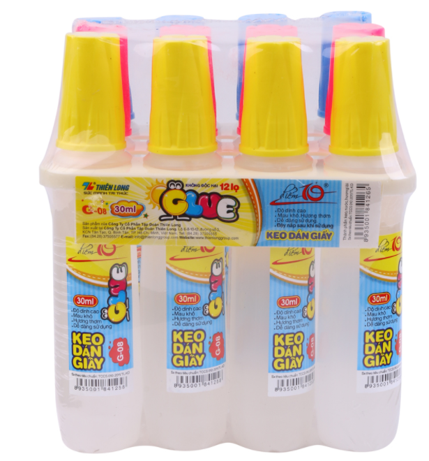 Combo 12 chai hồ nước thiên long g-08