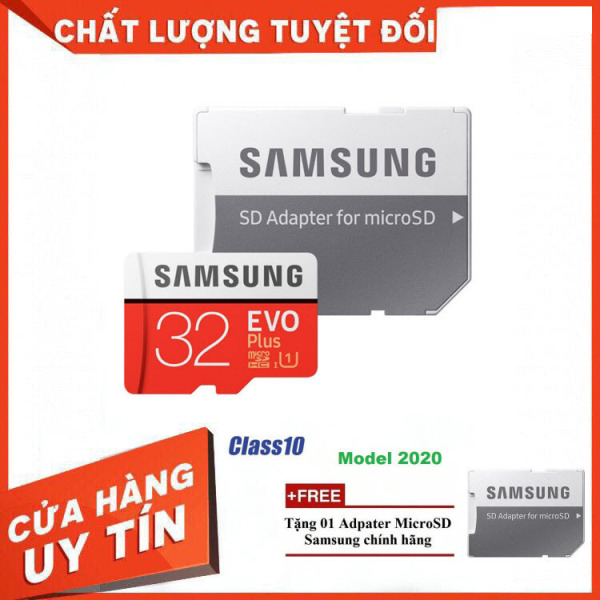 [SIÊU KHUYỄN MÁI] Thẻ Nhớ MicroSDXC Samsung EVO Plus U1 32GB 100MB/s MB-MC64H 2020 - Bảo Hành 5 Năm