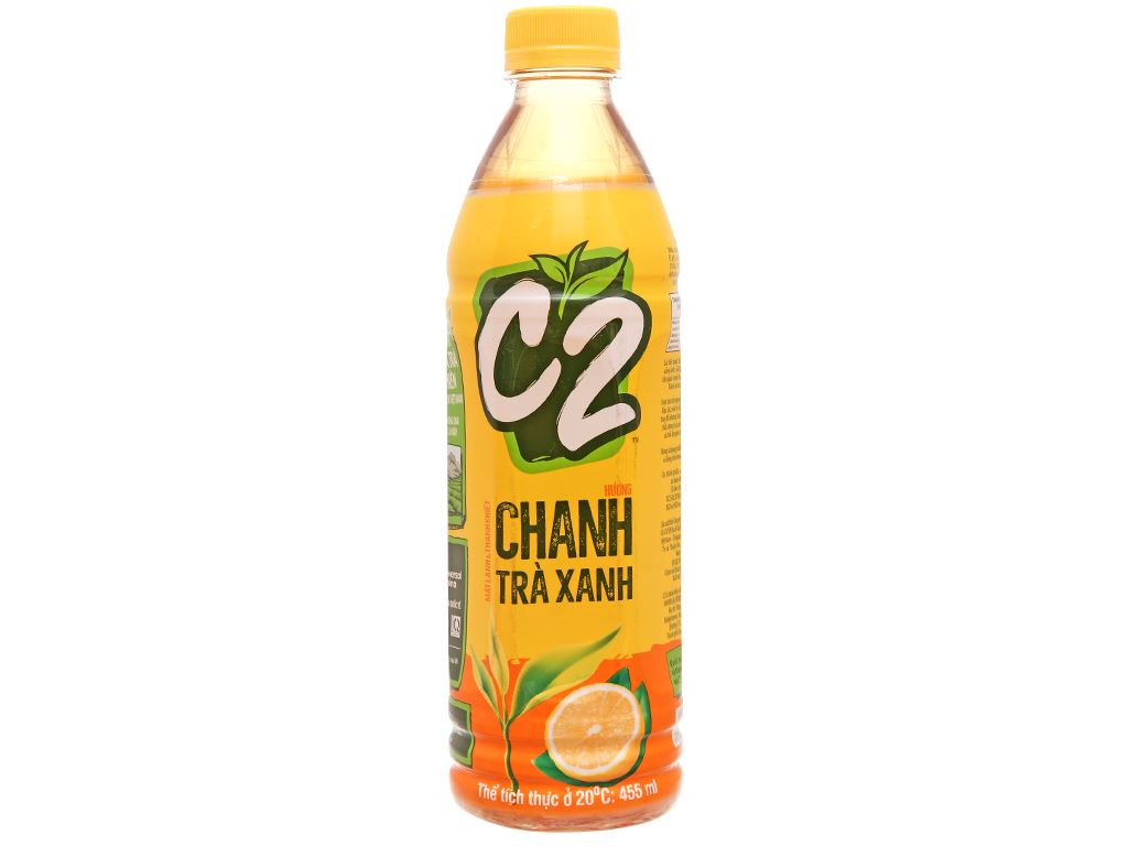 Thùng 24 chai trà xanh C2 455ml