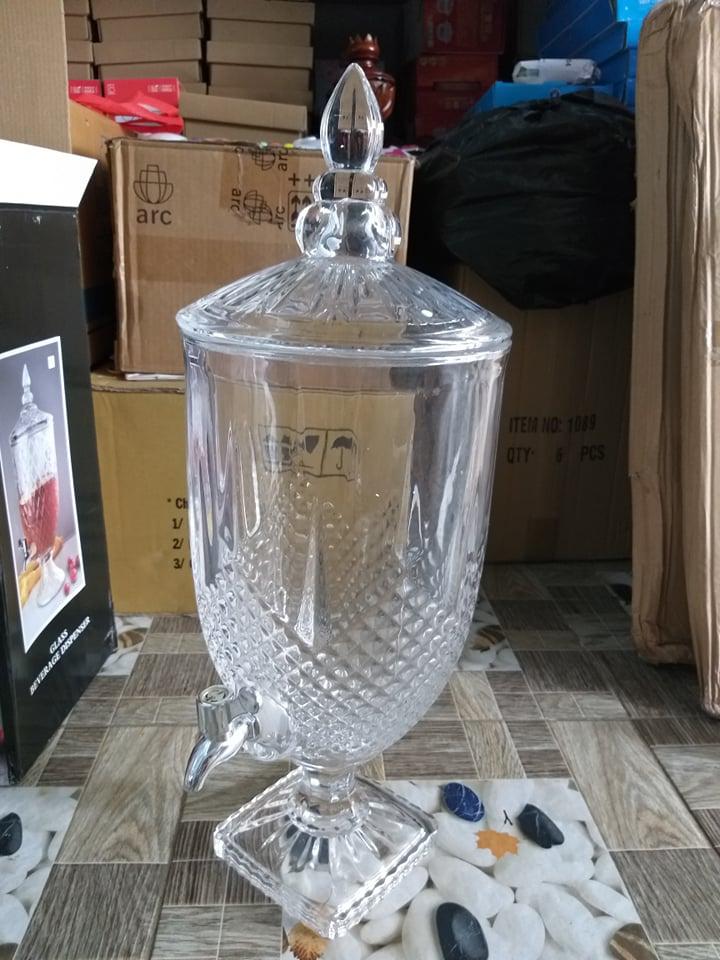 Bình Thủy Tinh Có Vòi 5 Lít