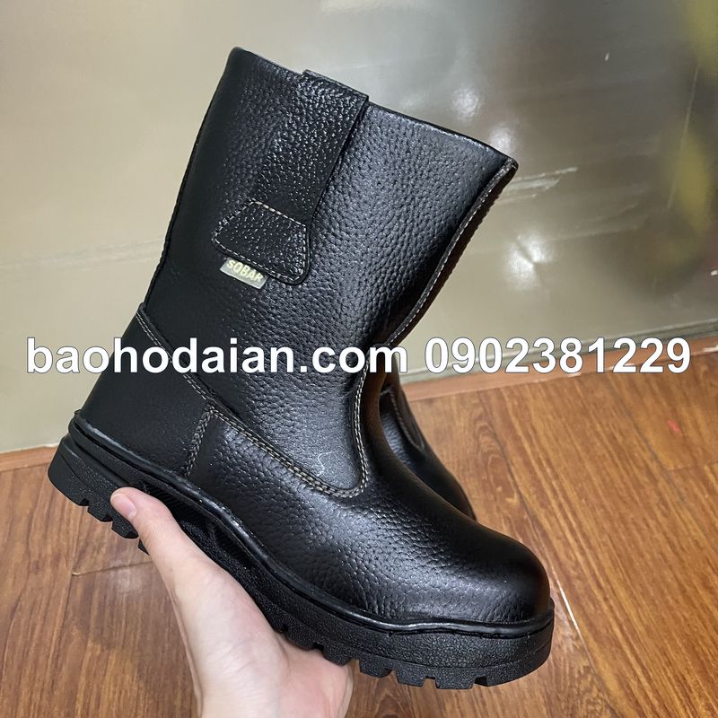 Ủng da bò bảo hộ mũi đế thép Sobar VP-2005