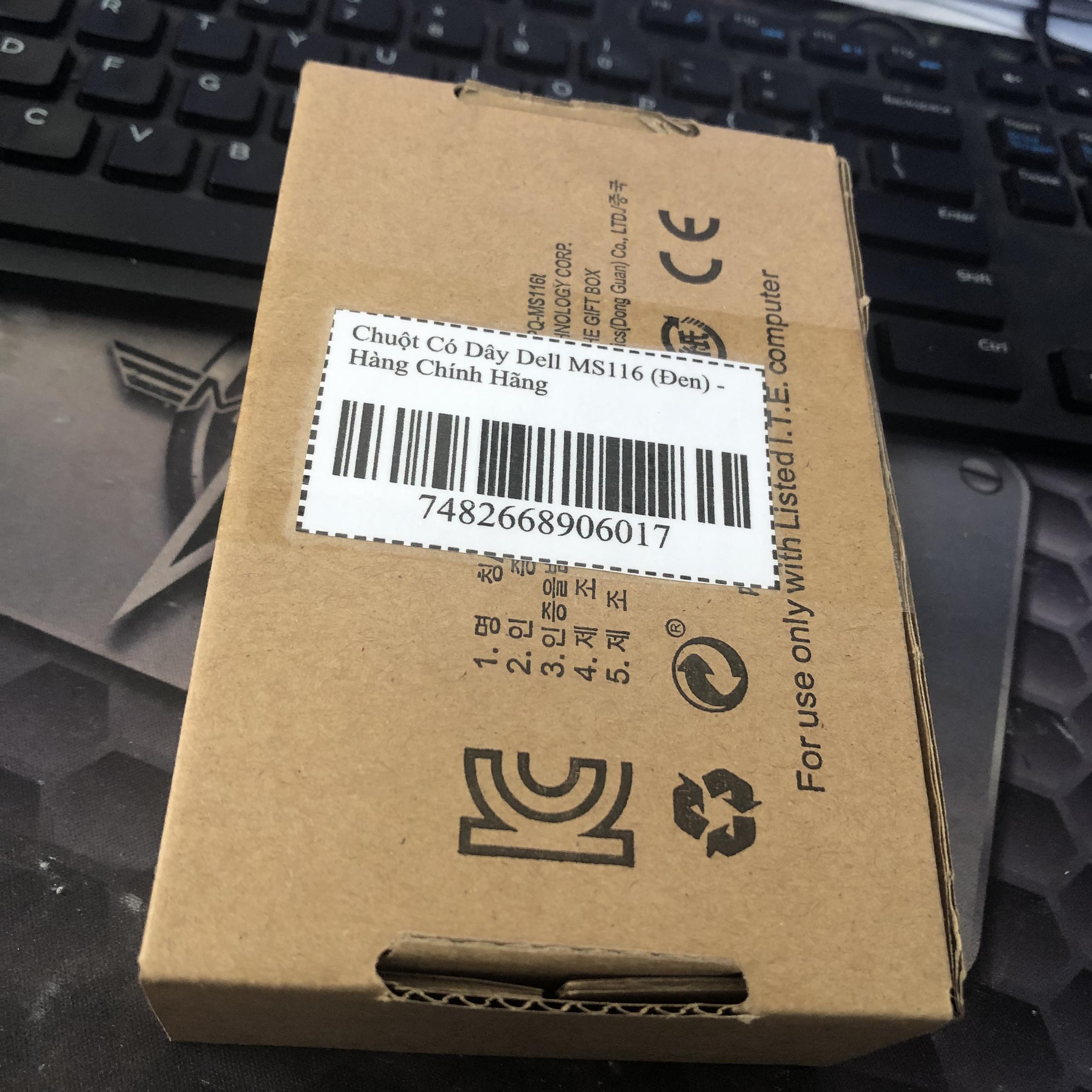 Chuột Dell MS116, chuột máy tính có dây dell