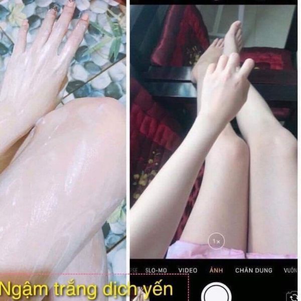 Ngậm trắng dịch yến tươi
