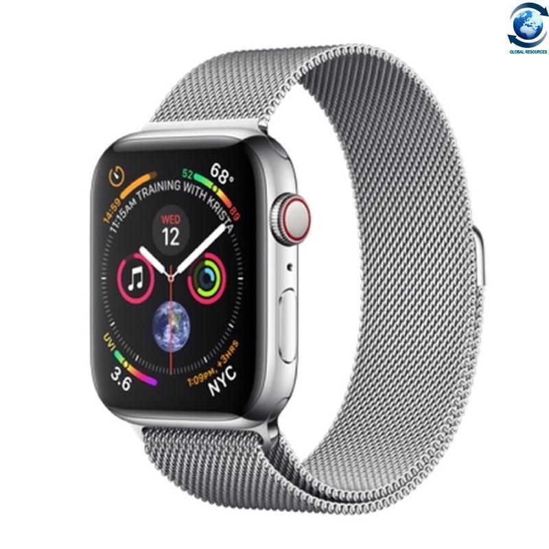 Apple Watch Series 4 GPS + Cellular 40mm, Stainless Steel - Milanese Loop