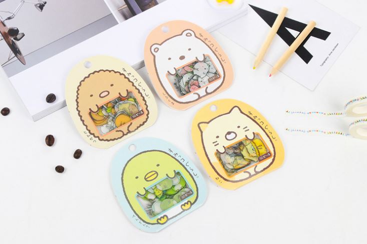 Bộ 50 Hình dán dễ thương phong cách Hàn Quốc độc đáo E99