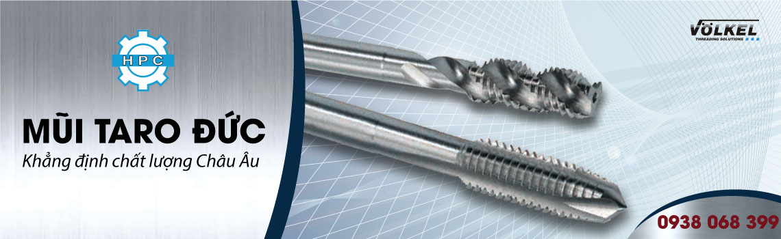 Mũi taro thẳng Volkel 90526 - M 4 x 0.7