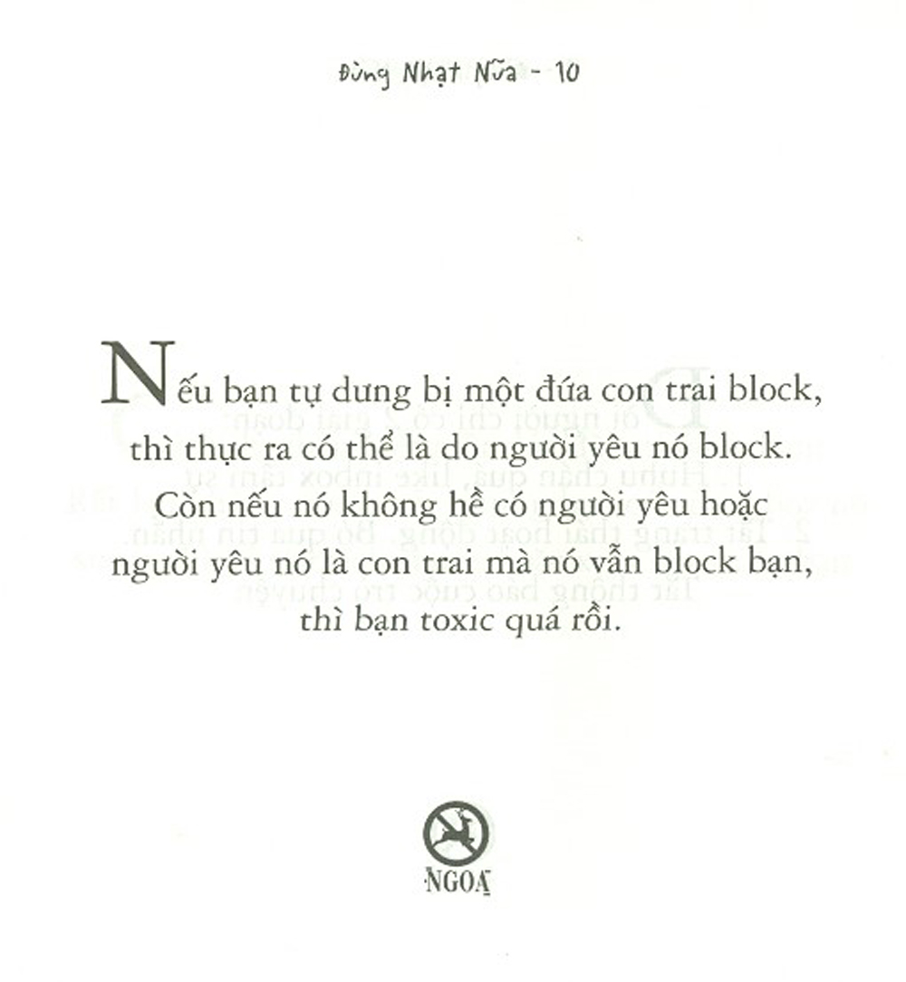 Đừng Nhạt Nữa