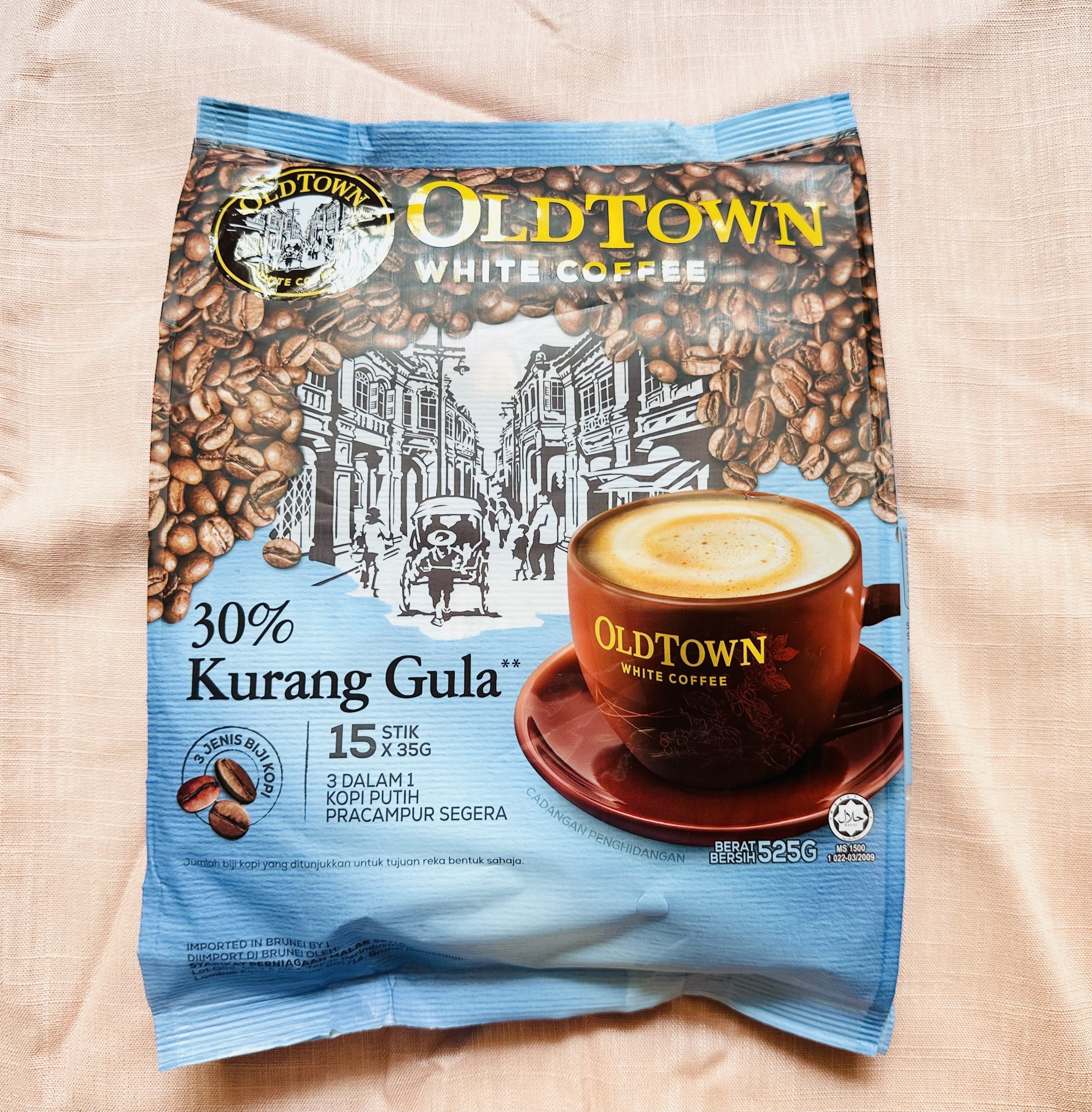 [MẪU MỚI 474g] Cà phê trắng hòa tan 3 in 1 Oldtown White Coffee - Ít đường