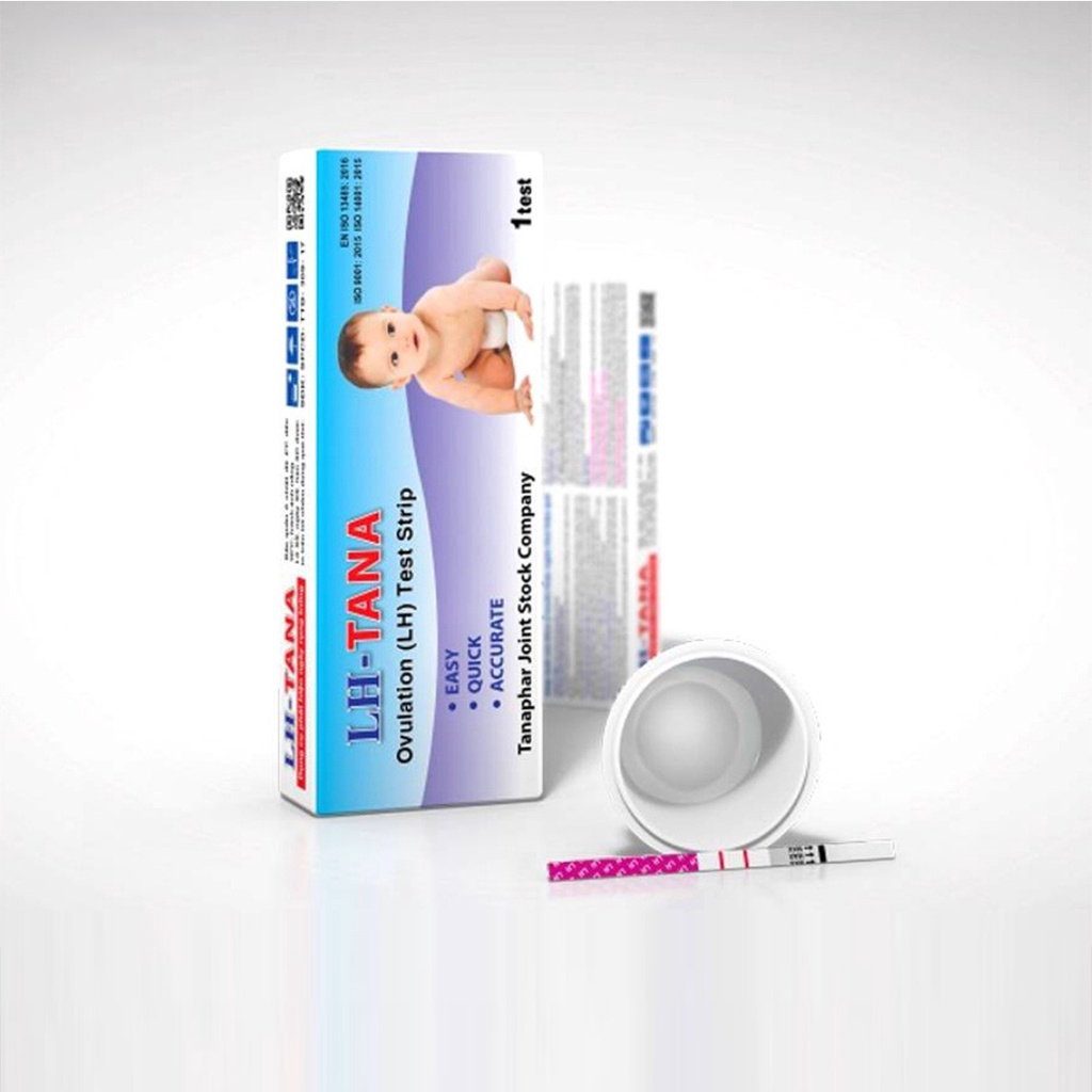 [HCM] Que thử rụng trứng LH TANA Tanaphar Ovulation Test Strip bộ dụng cụ phát hiện ngày rụng trứng, giúp sinh con hiệu quả