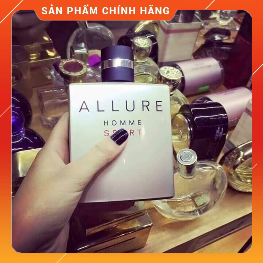 Nước Hoa Nam Cao Cấp 𝑪𝒉𝒂𝒏𝒆𝒍 𝑨𝒍𝒍𝒖𝒓𝒆 𝑯𝒐𝒎𝒎𝒆 Sport 100ml Full Box