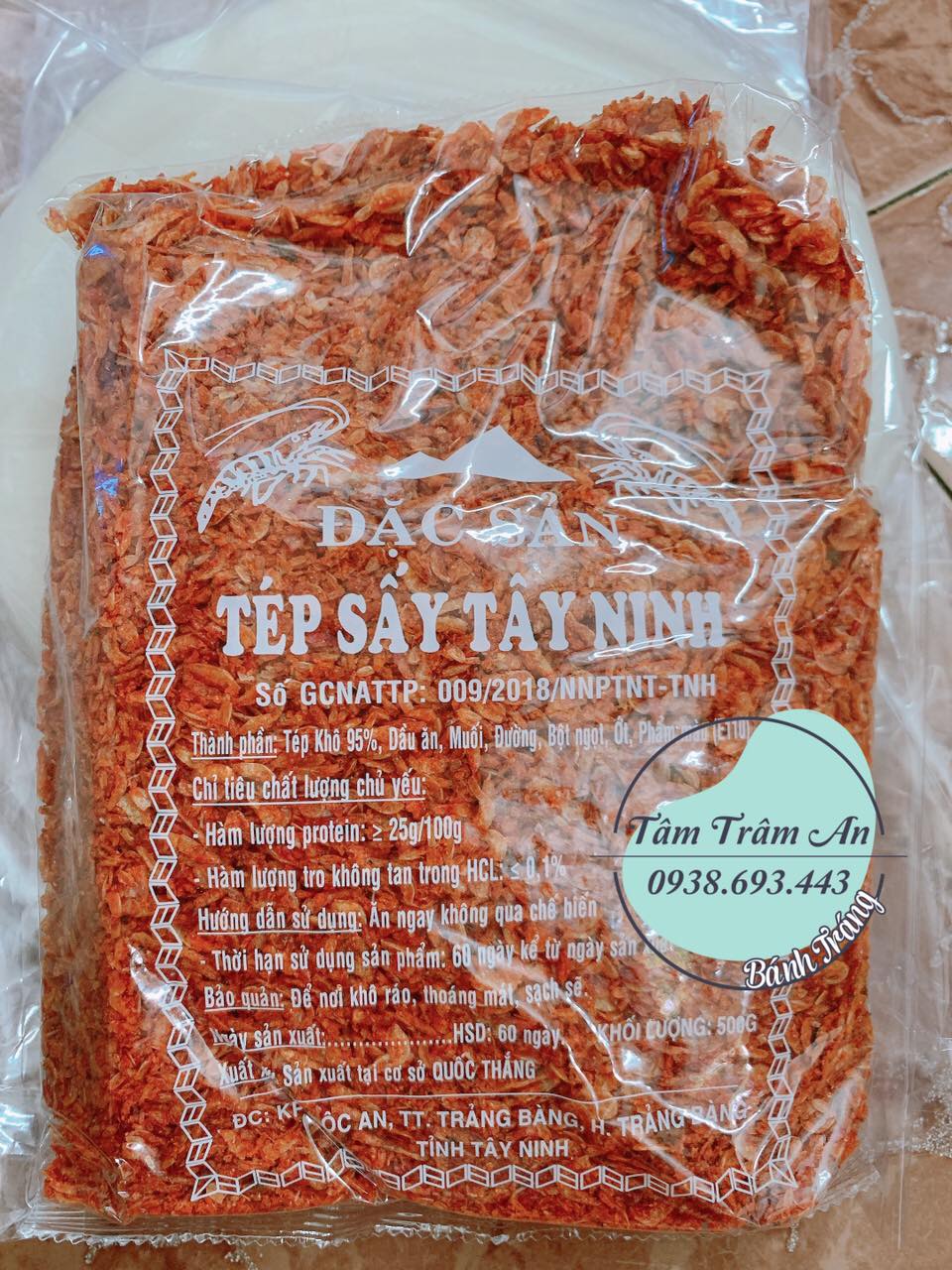 [HCM]Tép sấy tây ninh 500g