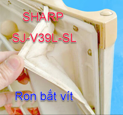 Ron tủ lạnh sharp model sj-v39l-sl