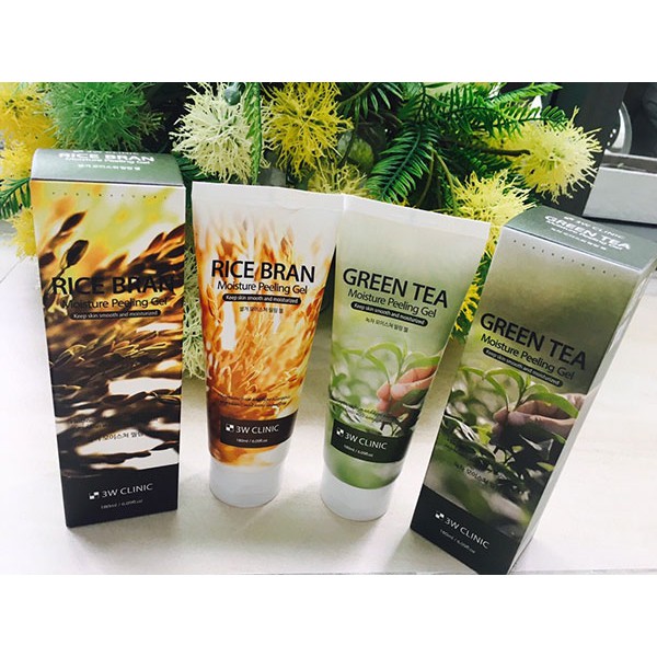Gel tẩy tế bào chết 3w clinic moisture peeling gel 180ml