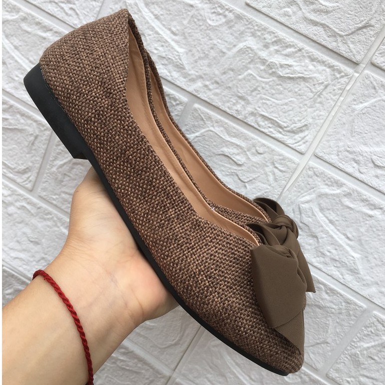 [FREE SHIP MAX] Giày búp bê nơ xinh xắn
