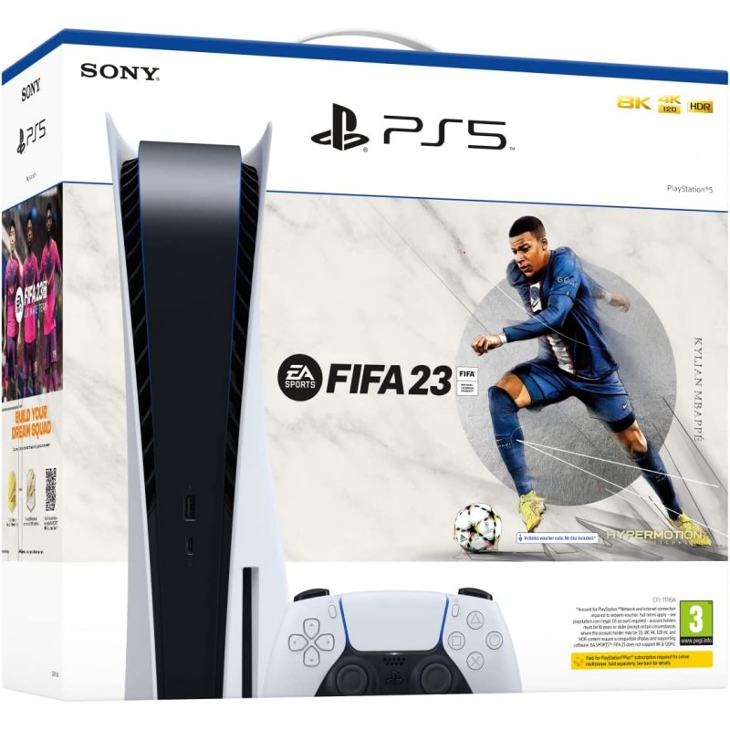 Máy chơi game Playstation 5 PS5 Standard Fifa 23 Bundle hàng Sony VN Kèm