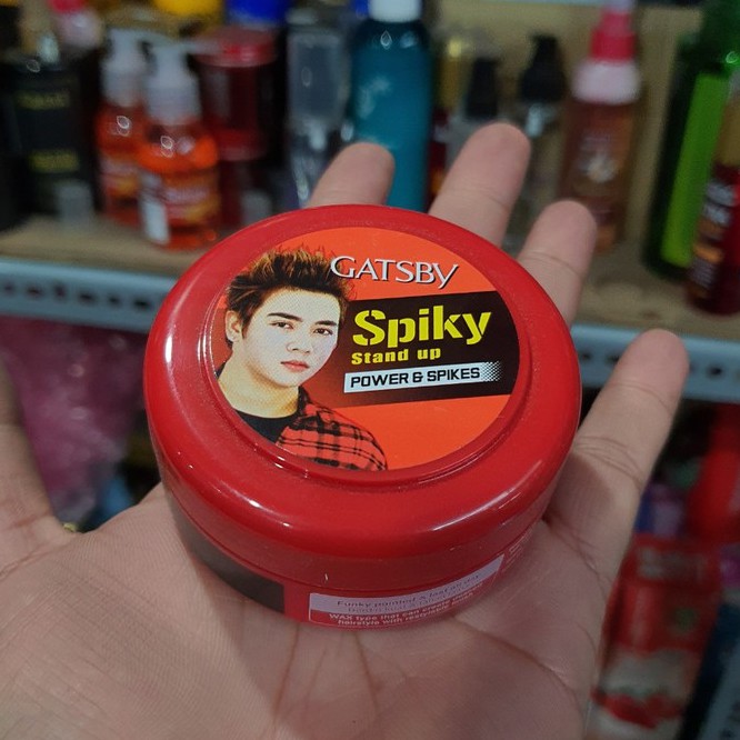 (75G) Wax Tạo Kiểu Tóc Gatsby - 3 Màu ( Đen, Đỏ, Xanh Dương)| - Màu Đen