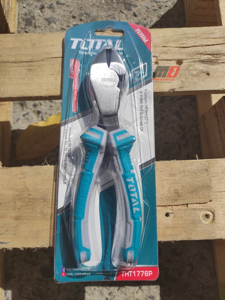 [HCM]Tht1776P Kềm Cắt Đầu Nặng 7"/180Mm Total
