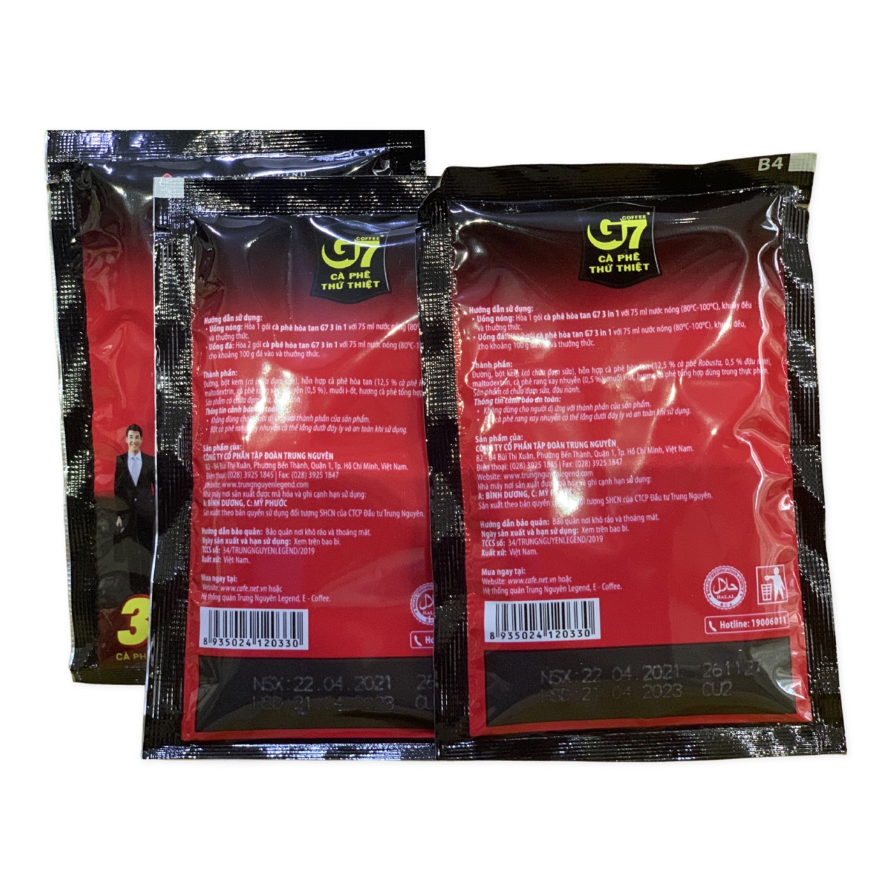 (Combo 10 Gói Lẻ) Cà phê sữa G7 - 3in1 - Trung Nguyên(16gam/Gói)