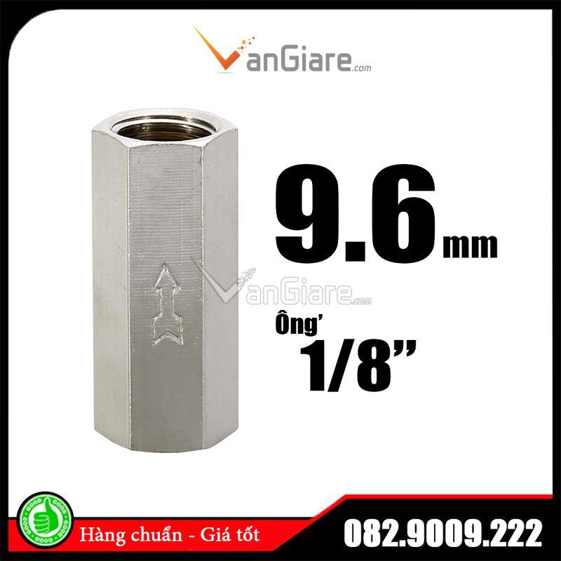 Van 1 chiều hơi, khí, gas 9.6mm đồng mạ Niken