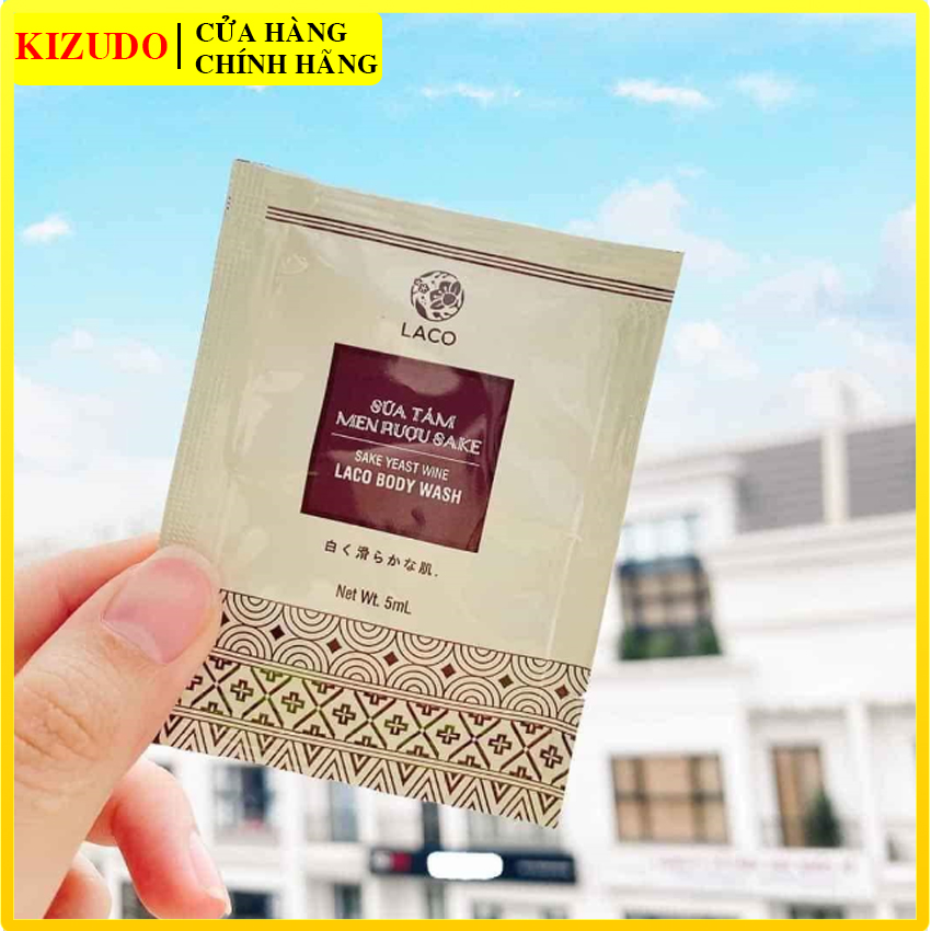 [HCM]Gói Sữa Tắm Dưỡng Trắng Da Mờ Vết Cháy Nắng Giảm Mụn Lưng
