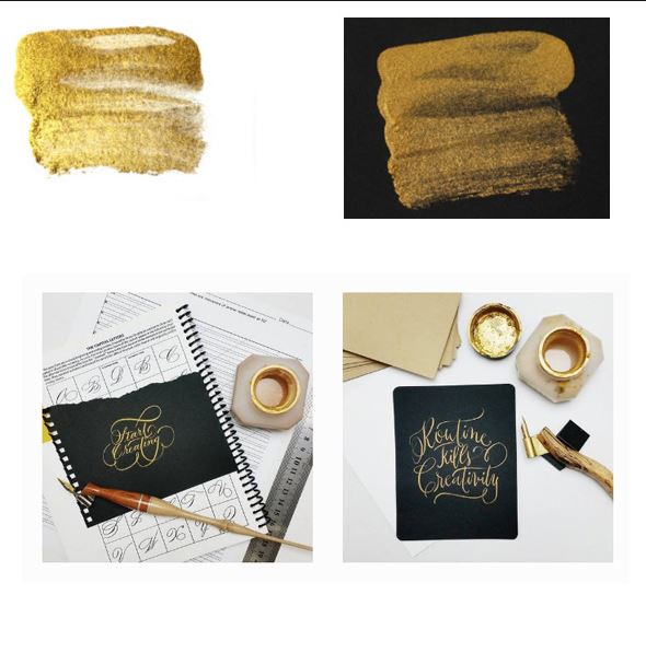 Mực nhũ vàng Gold Mica, Kuretake