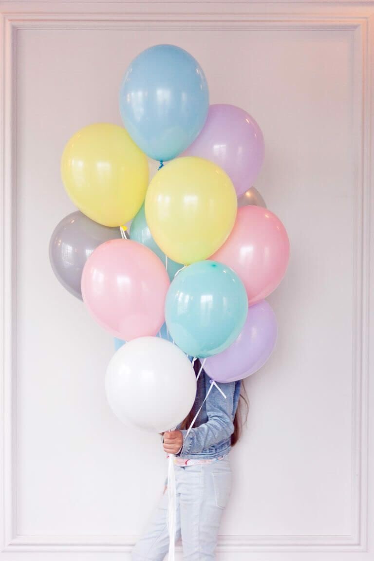 Bộ bong bóng bay màu pastel hla50