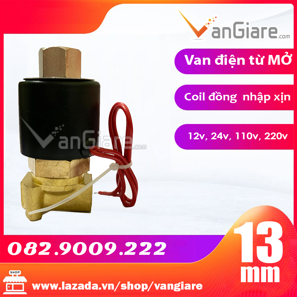 Van điện từ thường mở 13mm