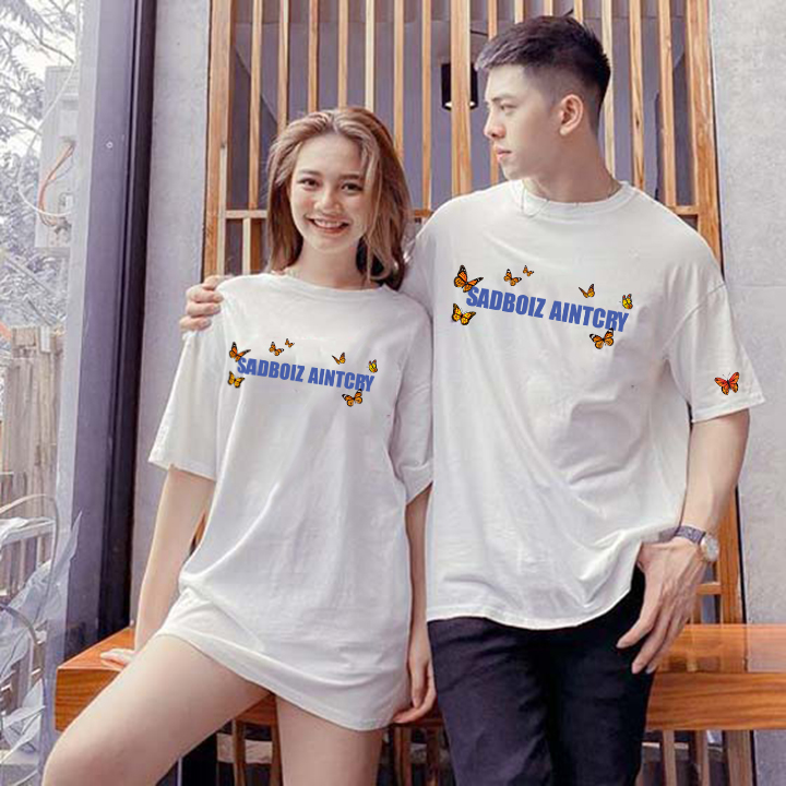 Áo Thun Tay Lỡ sadboiz DREAMY BUTTERFLY Áo Thun Mùa Hè Áo Thun Đẹp
