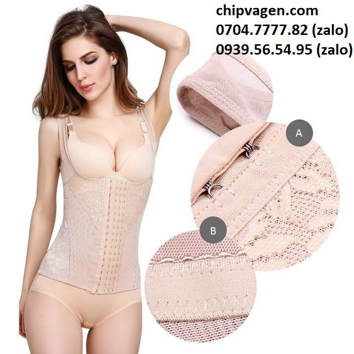 [HCM]Áo Gen Định Hình - Áo Gen Nịt Bụng - XL (55-65kg)Đen