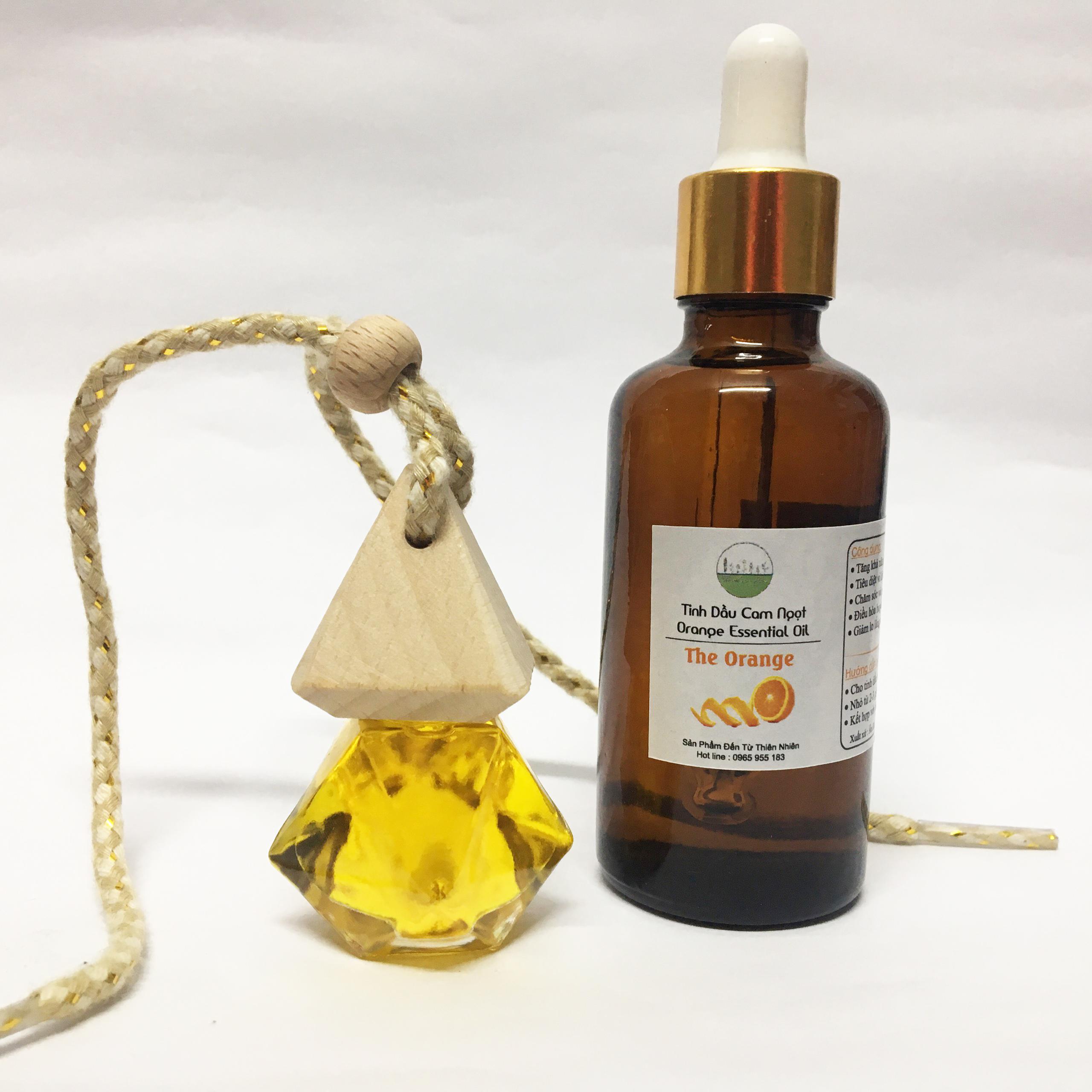 Combo 1 Chai Tinh Dầu Cam Ngọt 50ml và 1 chai khuếch tán 8ml