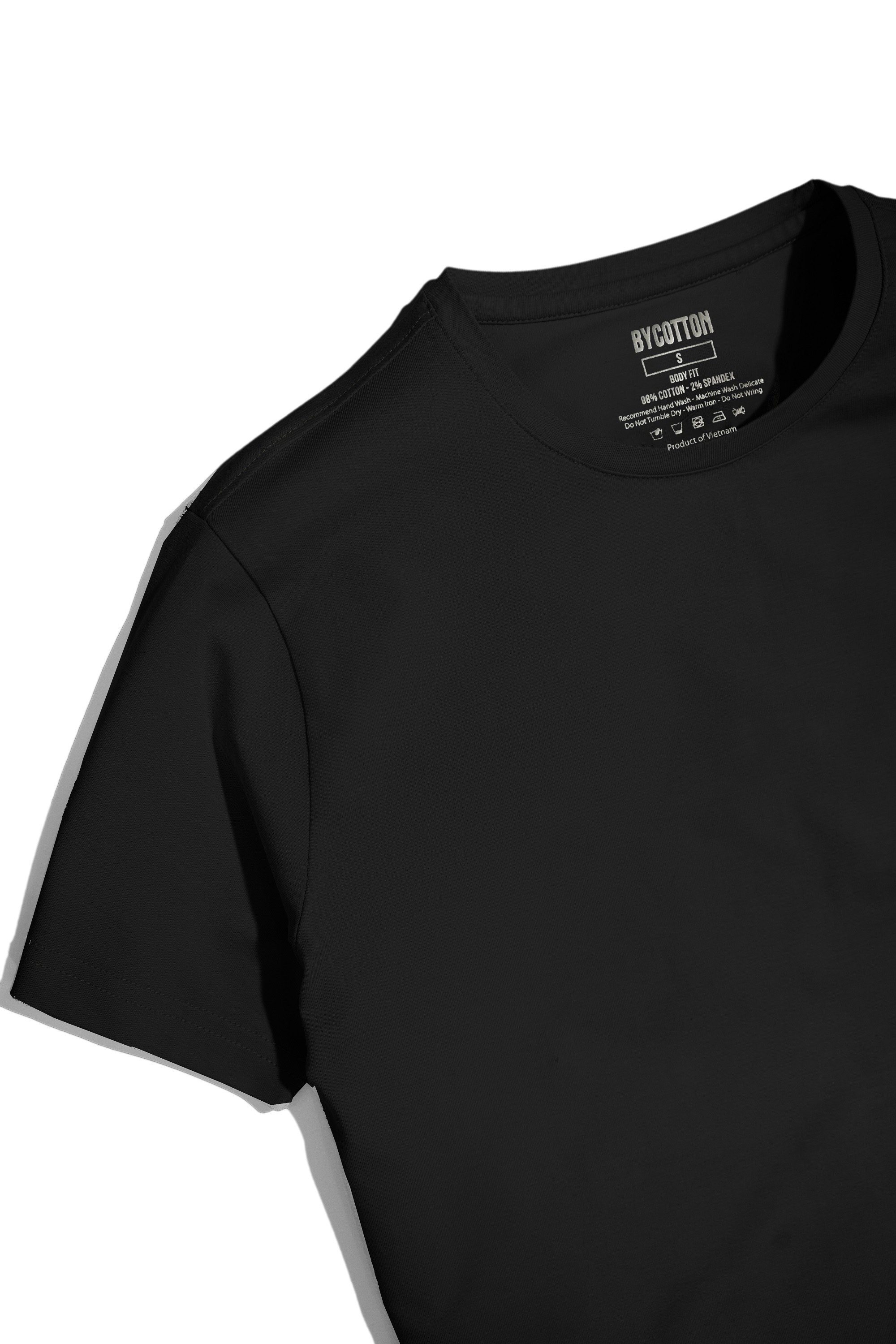 Áo Thun Nam Cao Cấp Black Basic Tee BY COTTON