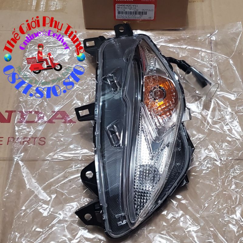 Đèn xi nhan trước Vision 2021 Led (có bóng và giắc) zin Honda Việt Nam - 33450K2CV11/ 33400K2CV11