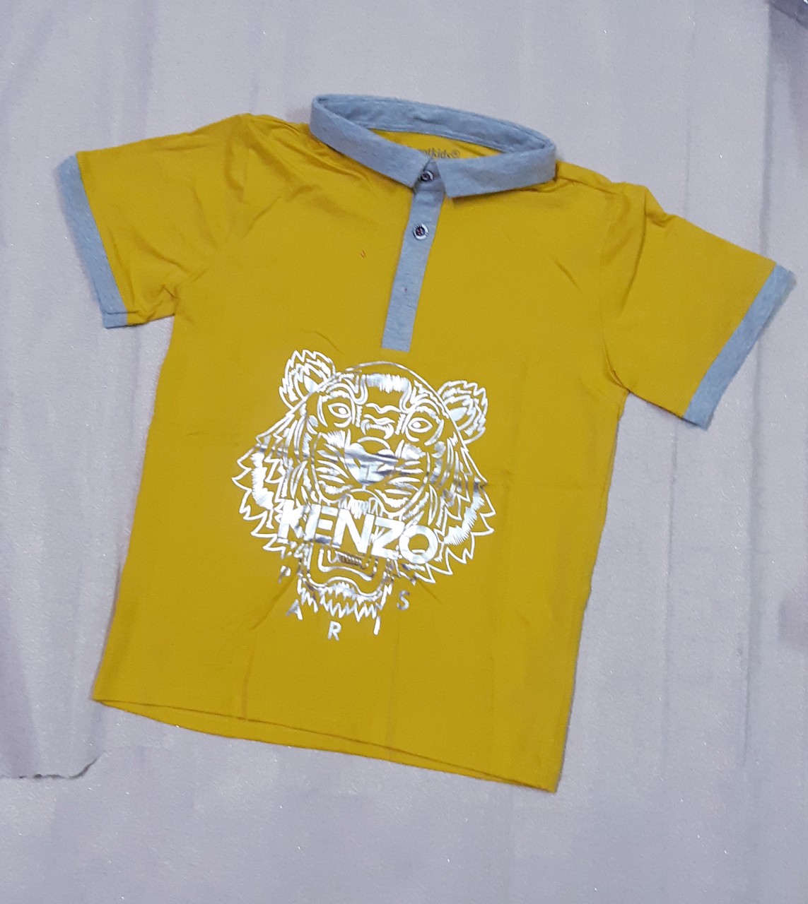 Áo thun có cổ cho bé trai size đại