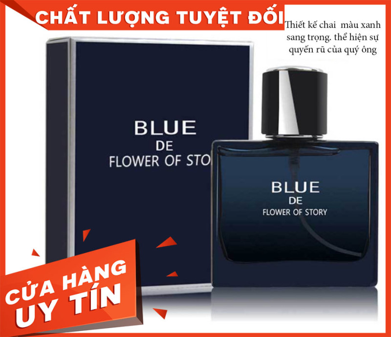 [HOT] Nước Hoa Nam Blue De Flower Of Story Mạnh Mẽ, nước hoa for men giá tốt, nước hoa thơm lâu,  hương thơm quyến rũ đàn ông đích thực-ONE SHOP STORE