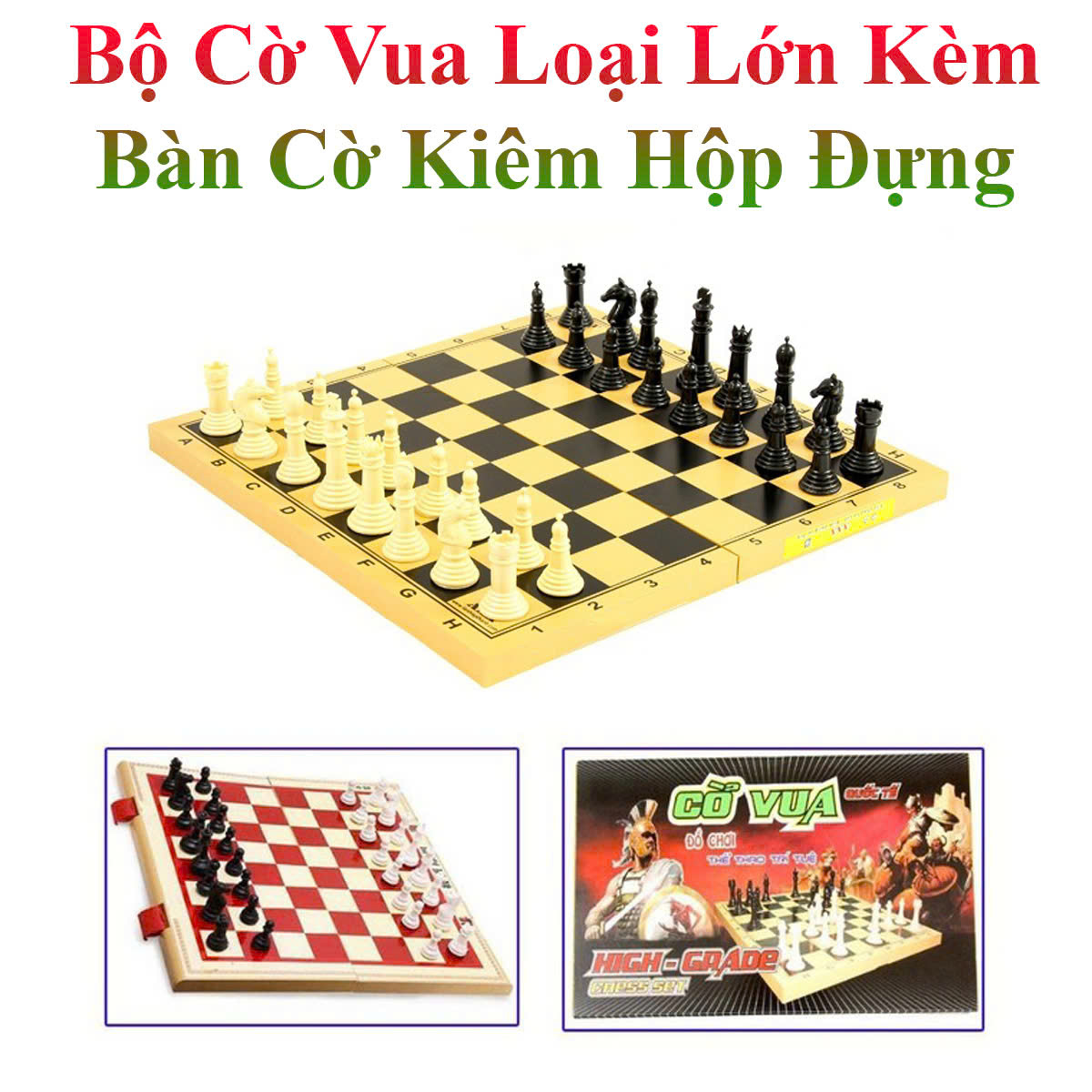 Bộ Đồ Chơi Cờ Vua Quốc Tế 40x40cm Tiện Dụng