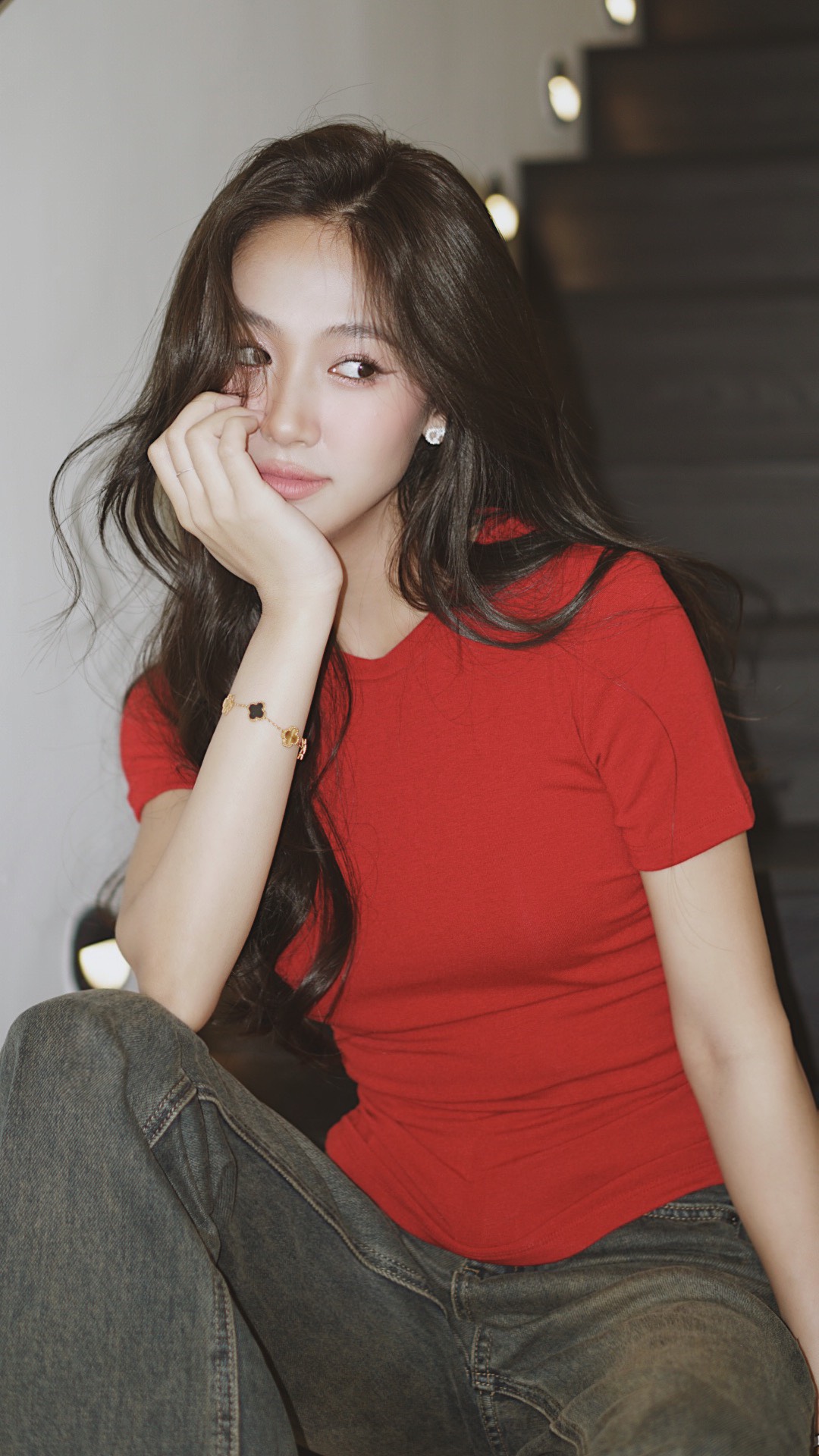 Áo thun trơn tay ngắn BASIC POLA TOP